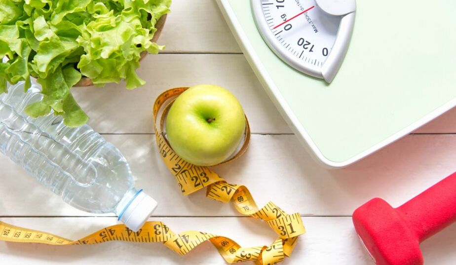Pérdida de peso con una dieta proteica.